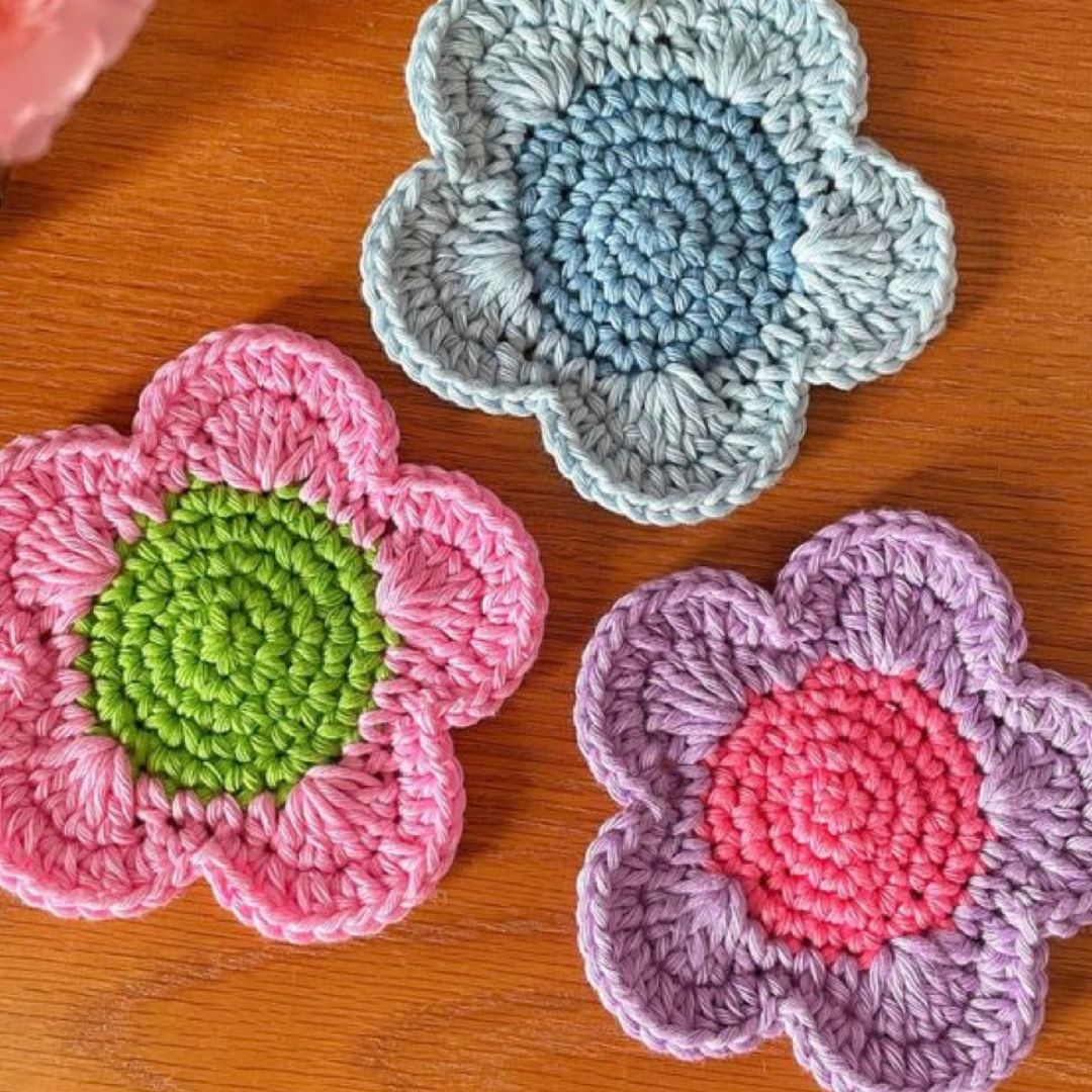 * 🧶 Taller de crochet: Crea una flor en ganchillo | Incluye materiales | martes, 6 mayo