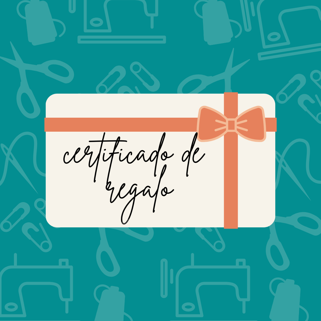 Certificado de Regalo: Curso Introducción a la Costura