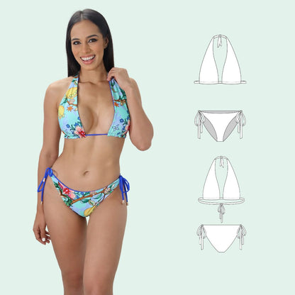 Costura 5: 👙 Confecciona trajes de baño Reversibles de una y dos piezas | Sábados 1-3 pm | Comienza 27 septiembre
