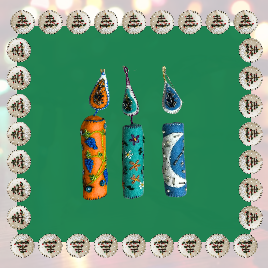 Taller presencial: Adornos en Fieltro para tu árbol | Viernes 12 dic | 5 - 8 pm