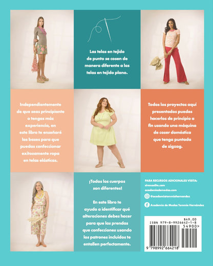 Preventa de Libro: ¡Atrévete a coser Telas Elásticas! con Bonos Exclusivos 🎁