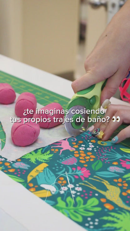 Costura 5: 👙 Confecciona trajes de baño Reversibles de una y dos piezas | Sábados 1-3 pm | Comienza 27 septiembre