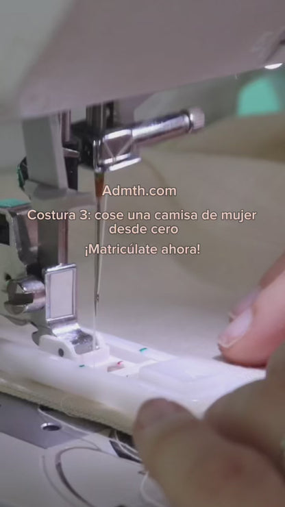 Costura Intermedia: 👚 Cose una camisa con cuello y botones y un pantalón con bragueta y zipper | Sábados 3:30 pm - 5:30 pm -Comienza 27 de septiembre