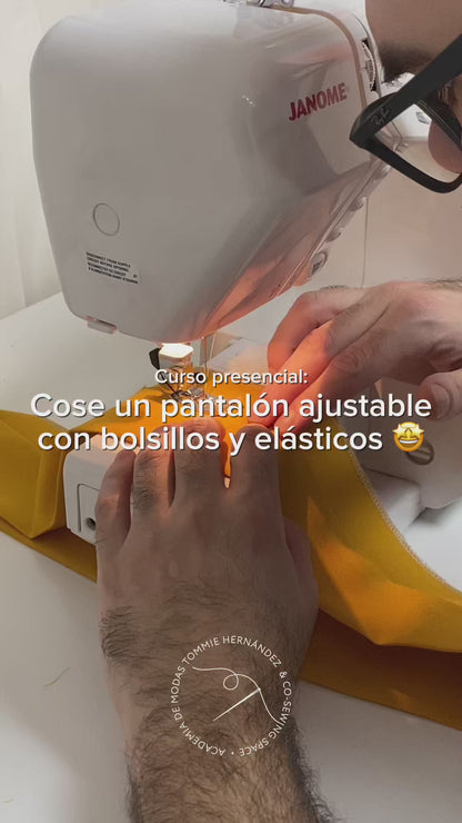 Costura 1.1: Cose un pantalón ajustable👖 | jueves 6 pm - 8 pm | 5 de febrero - 26 de marzo