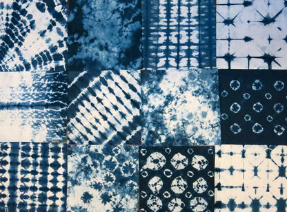 Textiles: Teñido en la técnica de Shibori / Sábados de 9am a 12md / Comienza 22 de nov - 6 de dic